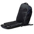A navy backpack with a spacious interior and a flat, open design, featuring multiple compartments and a logo.
