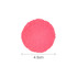 A pink squishy stress relief mini ball measuring 4.5 cm in diameter, featuring a textured surface.