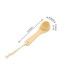 A natural wooden face brush with a soft bristle head and a rope handle, measuring 13.5 cm in length.