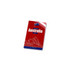 A red acrylic fridge magnet featuring the Australian flag and an outline of the Sydney Opera House with a festive design.