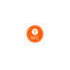 An orange circular sticker featuring an NFC symbol and the letters "NFC" in white.