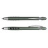 A green Havana Stylus Pen featuring a comfortable grip and a silver clip, with a sleek design and a logo.