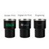 A stainless steel camping mug in black, featuring various printing options and a logo on each.
