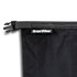 A black cooling towel with a zippered closure and a branding tag.