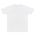 A white custom men's active V-neck T-shirt featuring a plain back design and raglan sleeves.