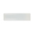 A white promotional product with a sleek, glossy finish featuring a logo.