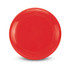 Aero Flyer - Small is a round red frisbee with concentric rings on its surface and a smooth finish.