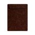 A4 magnetic clipboard in a rich brown colour with a smooth, textured finish and a flap closure at the top.