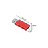 A red USB data blocker with dimensions of 43mm by 18mm by 8mm. It features a USB plug design.