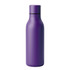 A drink bottle featuring a sleek design in purple, made of thermal material with a lid and branding.