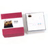 A 3D paper carving notepad with a clear exterior, featuring a manual on top, alongside a red box.