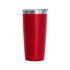 A drink bottle featuring a red body with a silver lid and a logo. The vacuum cup holds 300ml.