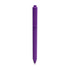 A triangular grip pen in a vibrant purple colour with a clip at the top. It features a sleek design and has a logo.