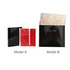 A black folder set featuring Model A with red components and Model B with a transparent cover.