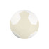 A machine-stitched handball in white and cream, featuring a hexagonal pattern and a logo.