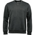 A dark green men's pullover crew jumper featuring a rounded neckline and long sleeves. It has a logo on the front.