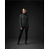 A women's Pacifica jacket in black, featuring a zip front and a modern fit, paired with black leggings and shoes.