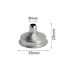 A stainless steel mini funnel in a silver finish with dimensions measuring 35mm in diameter and 25mm in height.