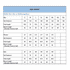 A size chart detailing measurements for men's, women's, and kids' clothing, including various sizes and length specifications.
