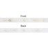 A transparent organza ribbon, featuring gold text on both sides that reads "Especially for you."