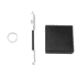A 60W 3-In-1 ABS charging cable in white, accompanied by a metal keyring and a black box packaging.