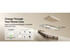 A power bank featuring a slim design, compatible with MagSafe cases up to 3mm, in a neutral colour. It has branding.