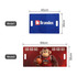 Two clap banners: one is blue with a logo, the other features a cartoon monkey holding a basketball on a red background.