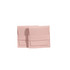 A set of two pink PU leather flip jewelry pouches with a secure closure and neat stitching.