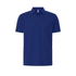 A navy blue Men's Prime Polo shirt featuring a collar and a logo on the chest.