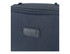 A dark grey insulated lunch bag with a textured surface and a logo patch. It features a zippered closure.