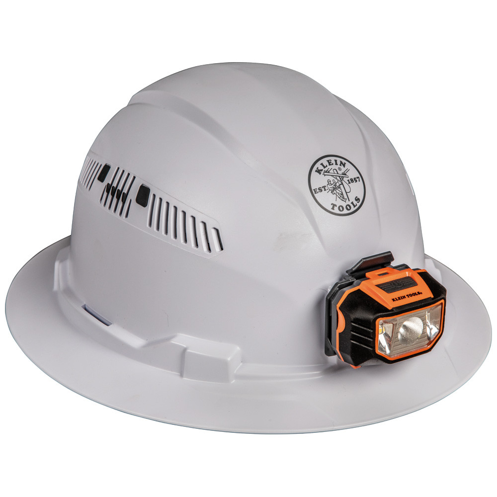 Hard Hat, Vented, Full Brim with 