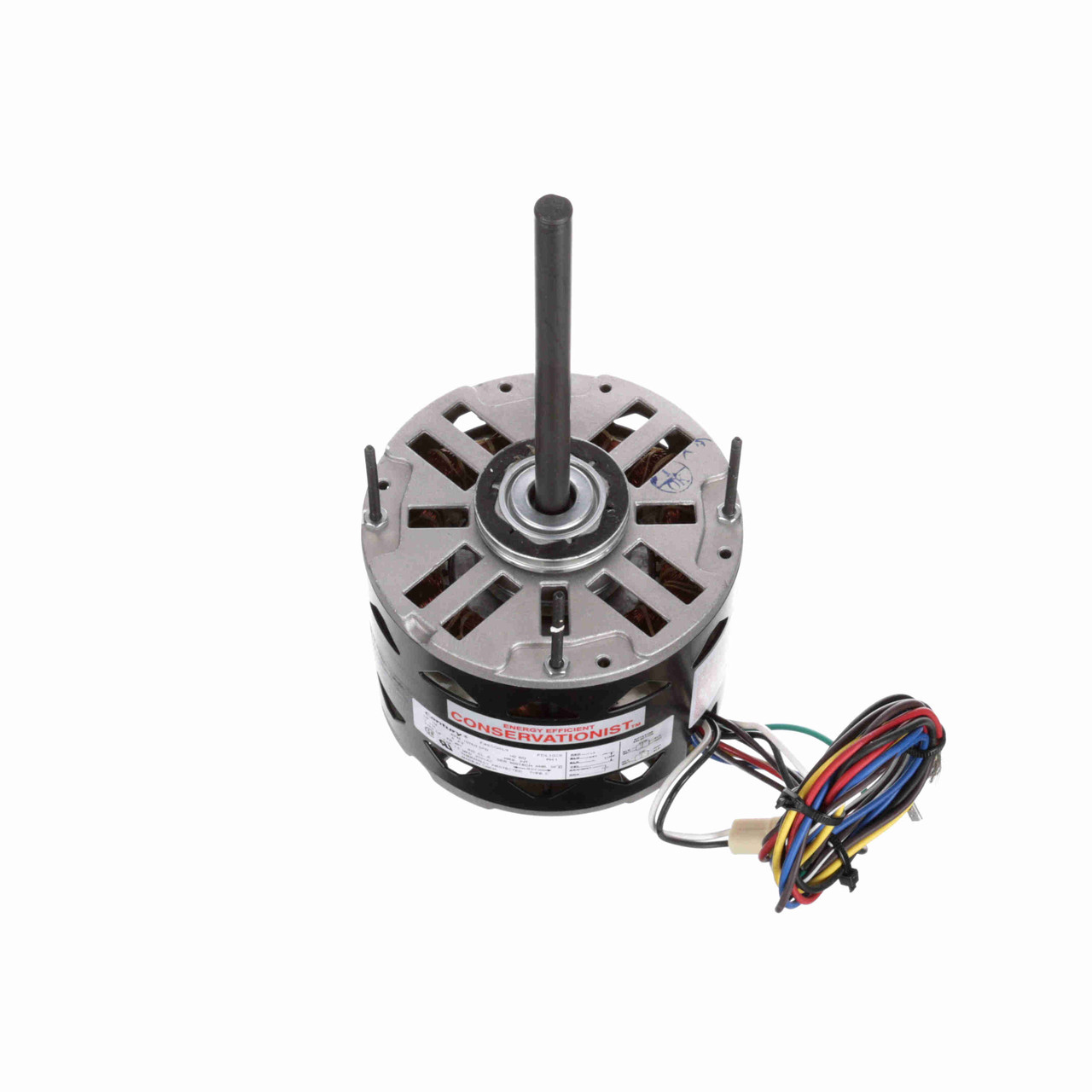 Century DL1036 1/3 HP Fan & Blower Motor, 1075 RPM, 3 Speed, 115 Volts, 48  Frame, OAO
