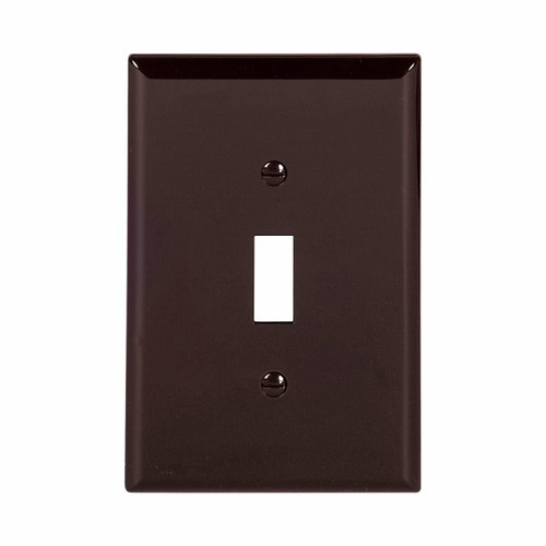 Eaton Wiring Devices PJ1B Wallplate 1G Toggle Poly Mid BR