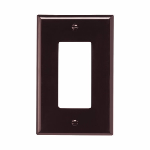 Eaton Wiring Devices PJ26B Wallplate 1G Decorator Poly Mid BR