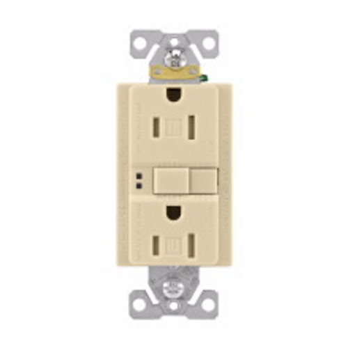 Eaton Wiring Devices TRSGF15V GFCI TR Self Test Duplex 15A 125V IV