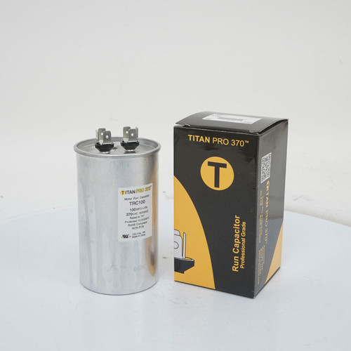 Packard TRC100 Titan Pro 100 MFD 370V Round Run Capacitor