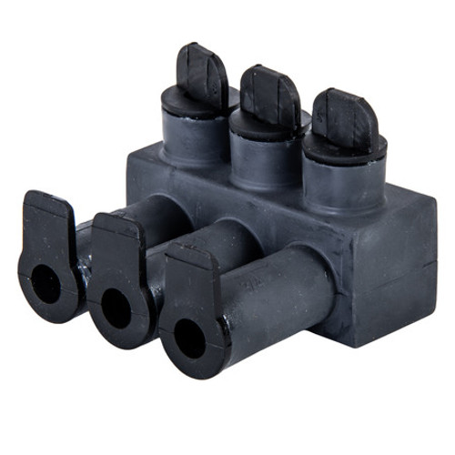 Polaris ISPB2/0-3 3-Port Edge Submersible Pedestal Connector 2/0 – 14 AWG