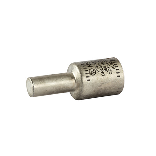 NSi PTS350 Solid Straight Pin Terminal Connector 350 MCM To 250 MCM