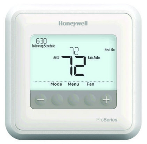Honeywell TH4110U2005/U T4 Pro 7 Day, 5-2, 5-1-1 Programmable/Non Programmable Thermostat 