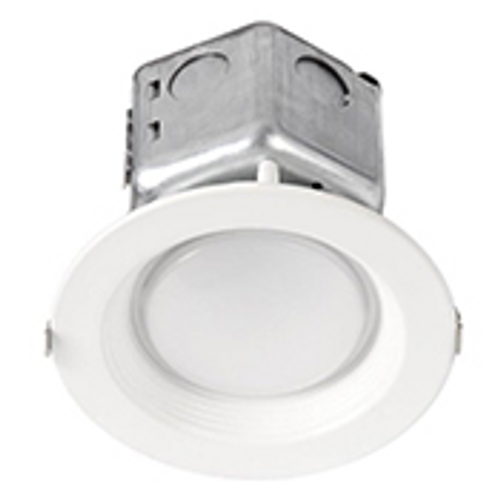 Halco 99613 4" Commercial Retrofit Downlight 120-277V 10W 5K Dimmable White Baffle Trim CDL4FR10/950/RTJB/LED