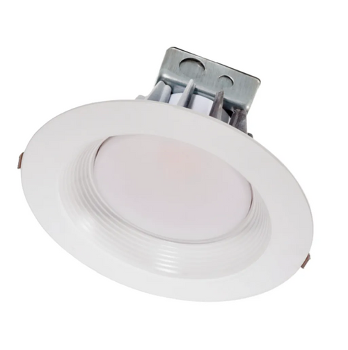 Halco 99620 8" Commercial Retrofit Downlight 120-277V 30W 4K Dimmable White Baffle Trim CDL8FR30/940/RTJB/LED