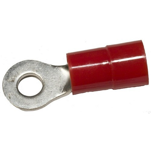 Morris Products 11376 Nylon Insulated Ring Terminals - 8AWG Wire, #6 Stud