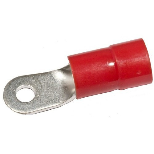 Morris Products 11424 Nylon Insulated Ring Terminals - 2AWG Wire, 3/8" Stud