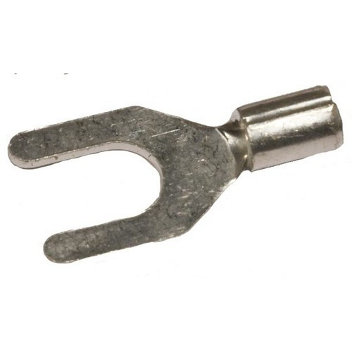 Morris Products 11512 Non-Insulated Fork/Spade Terminals - 22-16 Wire, #4 Stud