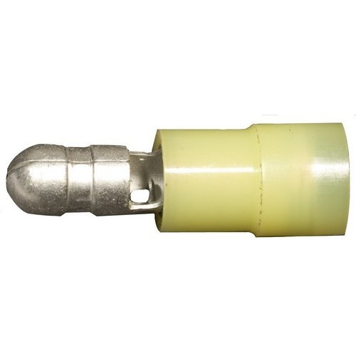 Morris Products 12058 Nylon Insulated Double Crimp Bullet Disconnects - 12-10 Wire, .197 Bullet