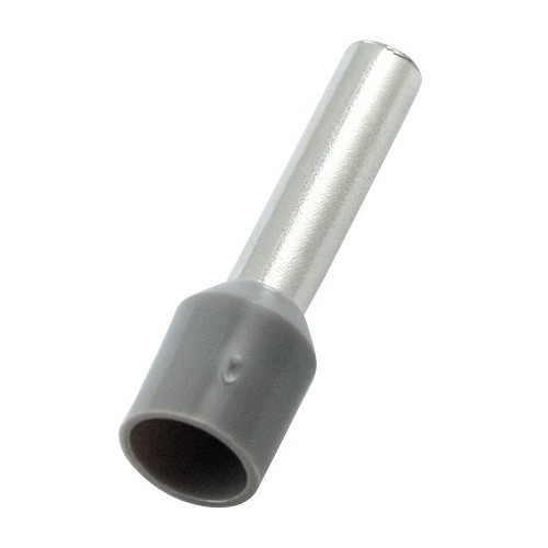 Morris Products 12752 Nylon Insulated Ferrules - 12 Awg .709" Pin Length Gray