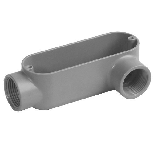 Morris Products 14107 Aluminum Rigid Conduit Bodies LL Type - Threaded 3"