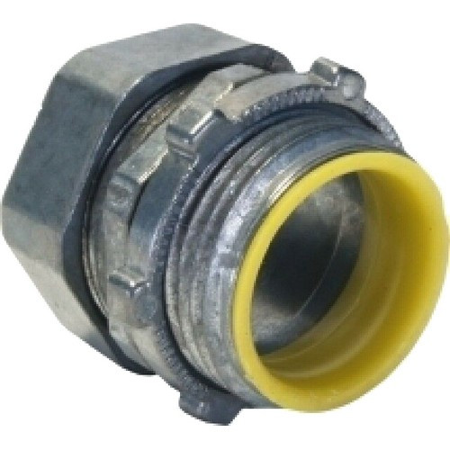 Morris Products 14926 EMT Compression Connectors - Zinc Die Cast - Insulated Throat   2-1/2"