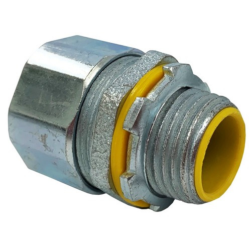 Morris Products 15164 1-1/4" Malleable Liquid Tight Connectors - Straight - Insulated Throat