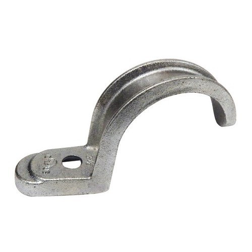 Morris Products 19527 1 Hole Rigid Pipe Straps - Malleable Iron 2"